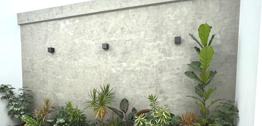 Casa con modernos acabados